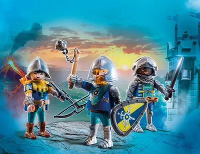 Image de PLAYMOBIL 3 Chevaliers Novelmore