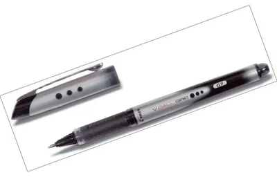 Produktbild von Pilot V-Ball 0.7mm, Stick Pen, Schwarz, Grau, Schwarz, 0,7 mm, 0,4 mm, Medium
