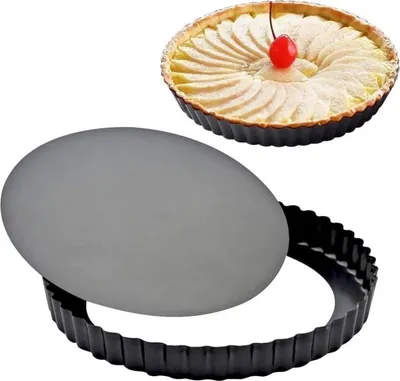 Immagine prodotto di Stampo per crostata in metallo per mazurka 26 cm NON STICK