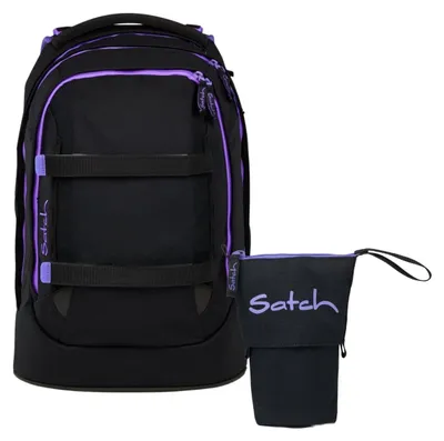 Produktbild von Satch, Schulrucksack-Set PACK Purple Phantom 2-teilig, ab 5. Klasse