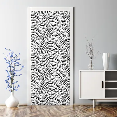 Produktbild von Dekorative Aufkleber selbstklebend Klebefolie Wandaufkleber Türposter Abstraktion 85 x 200 cm