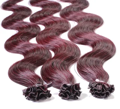 Obrázok produktu pre Bonding Extensions Pravé vlasy #55/66 Svetlo hnedá Intenzívna fialová-intenzívna 0,5 g