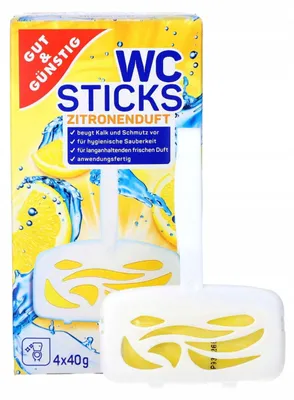 Produktbild von G&G EDEKA Toilettenbügel LEMON 4 Stk.