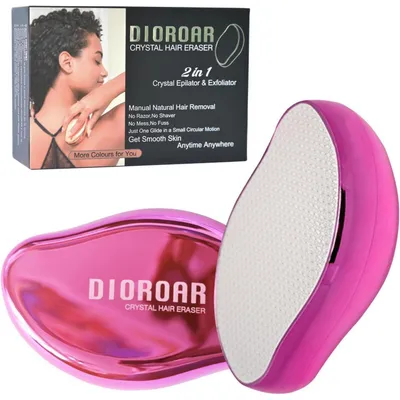 Produktbild von Kristall-Haarentferner Nanoglas Epilierer Peeling Haut Hot Pink