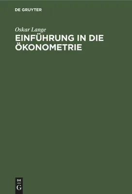 Produktbild von Einführung in die Ökonometrie