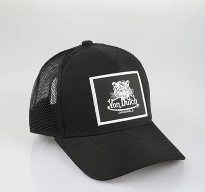 Produktbild von Von Dutch Originals Trucker Cap TIGER Baumwolle Twill Black