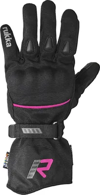 Immagine prodotto di Guanti da moto Rukka Virve 2.0 GTX da donna, nero/rosa, 10
