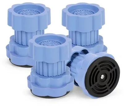 Obrázok produktu pre Nastaviteľné podložky pod práčky a sušičky, 4 ks, tlmiace vibrácie, univerzálne