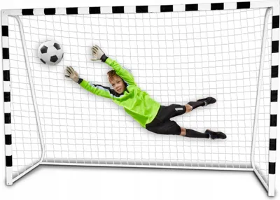Obrázok produktu pre Profesionálna futbalová bránka so sieťou Záhradná vonkajšia lopta pre deti 300x200cm 9882