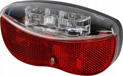 Zdjęcie produktu dla 2K Lampka rowerowa LED na bagażnik z odblaskiem R6