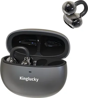 Image de Kinglucky Casque sans fil avec annulation de bruit, conception ouverte, IPX5