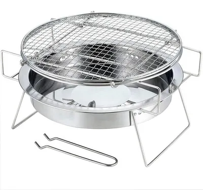 Productafbeelding van Roestvrijstalen Opvouwbare Barbecue Grill