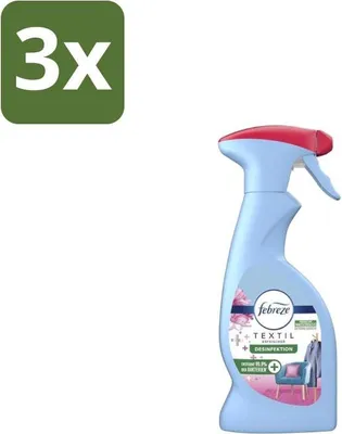 Obrázok produktu pre Febreze Textilspray – Ružové klinčeky – 375 ml – výhodné balenie – 3 kusy