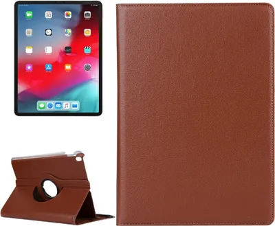 Produktbild von Schutzhülle für iPad Pro 11 (2018-2019-2020-2021) Tablet Hülle Schutz Tasche Case Cover Braun 360 Grad drehbar Rotation Bumper