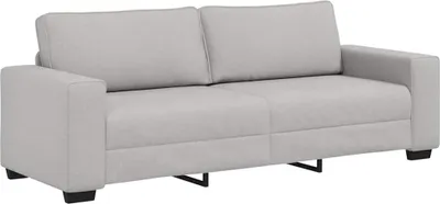Immagine prodotto di vidaXL Divano a 3 posti Grigio nuvola 220x77x82 cm Tessuto