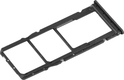 Image de Clappio, Porte-carte SIM pour Xiaomi Poco C65 Dual Nano Sim + Micro-SD, Noir
