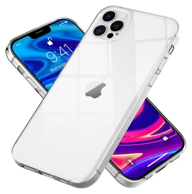 Image de Coque NALIA « GLAZE » pour Apple iPhone 12 Pro Max - Coque de protection en TPU transparent, anti-jaunissement, fine et légère - Coque de téléphone portable transparente