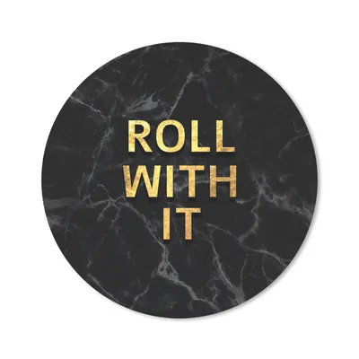 Produktbild von MuchoWow® Mauspad Mousepad Zitate - Motivation - Gold - Marmor 20x20 cm - Mousepads - Maus Mat - Pad - Mausunterlage - Schreibtischmatte