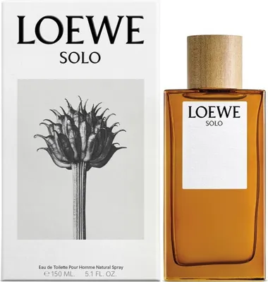 A product shot of a perfume bottle and its packaging.