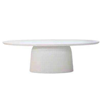 Productafbeelding van Eettafel Myrna Ovaal Wit 240cm - Giga Meubel
