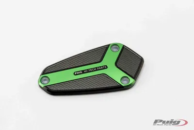 Imagen del producto de PUIG 9277V: Tapa del depósito delantero de líquido de frenos, compatible con KAWASAKI Z1000, color verde