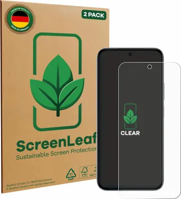 Produktbild von 2x ScreenLeaf Schutzfolie für Vivo Y500i nachhaltiger Displayschutz Display Schutz Folie Klar Transparent