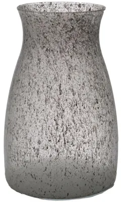 Produktbild von Blumenvase Julia - hellgrauer Granit - Glas - 10 x 20 cm