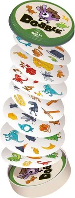 Zdjęcie produktu dla Gra Dobble Dinosaures, Gra obserwacyjna i na spostrzegawczość, 2-8 graczy, od 4 lat, Czas gry 15 min