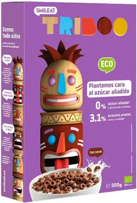 Immagine prodotto di SMILEAT anelli di cacao al muesli biologico senza zuccheri aggiunti 300 g
