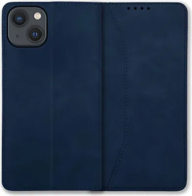 Produktbild von Bookstyle 'Premium' Schutzhülle Klapphülle Schutztasche Etui Cover für Apple iPhone 13 - Blau