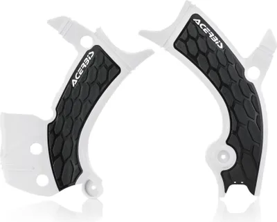 Produktbild von ACERBIS X-Grip Weiß/Schwarz Rahmenprotektor für YAMAHA