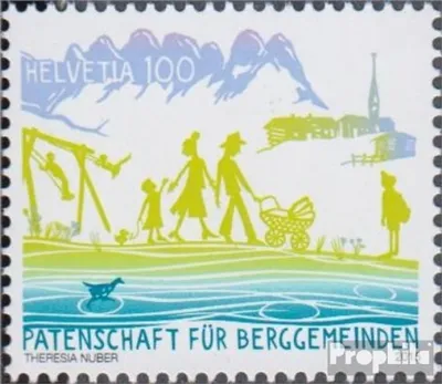 Produktbild von Briefmarken Schweiz 2015 Mi 2395 (kompl.Ausg.) gestempelt Berggemeinden