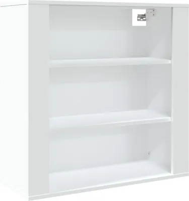 Produktbild von vidaXL Wandschrank Weiß 80x33x80 cm Holzwerkstoff