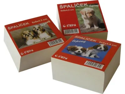 Zdjęcie produktu dla Bloček poznámkový lepený, 9x9 cm, výška 4,5 cm, eko