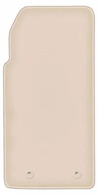 Produktbild von Fahrermatte Velours für Peugeot 205 1983-1998 (Cabrio) – 1-tlg, Beige, passgenau – Wielganizator FORTUNA
