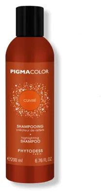 Image de PIGMACOLOR - Shampooing créateur de reflets cuivré 200ml - Cheveux blonds foncés à châtains