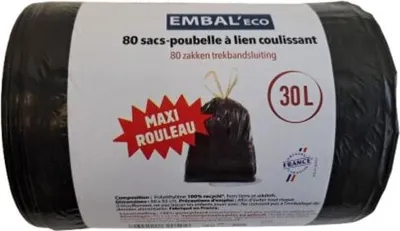 Produktbild von Schwarze Tragetasche Lien Couli 30l x 80