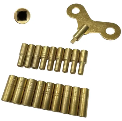 Obrázek produktu pro Univerzální sada klíčů pro ruční natahování hodinek, obsahující 18 velikostí od 1,75 mm do 6,00 mm