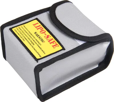 Obrázok produktu pre Ohnivzdorná a výbušnosťou chránená ochranná taška pre LiPo batérie, prenosná a odolná voči teplu, pre batériu DJI Phantom 4 Pro, 115 x 100 x 75 mm