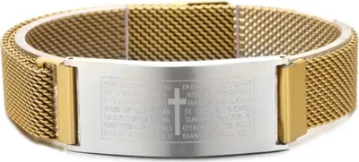 Produktbild von s Armband Hluben - Gold mit Gravur für Männer und Frauen KP34475