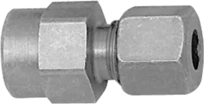 Produktbild von Riegler Manometer-Anschlussverschraubung G 1/4 i., Rohr-Außen-Ø 6, Stahl verz.
