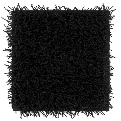 Productafbeelding van Heckettlane Badmat Busto - Badkamermat - Bidetmat - Antislip tapijt - 60x60 cm - Zwart