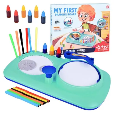 Image de Kit créatif 3 en 1 Spirograph Table à dessin graffiti TA0109