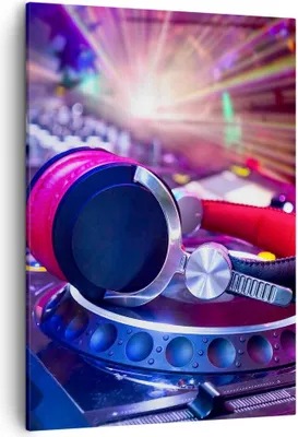 Produktbild von Bild auf Leinwand - Leinwandbild - Einteilig - Disco Nachtclub Audio Elektronik - 50x70cm - Wand Bild - Wandbilder - Leinwanddruck - Wanddekoration - Leinwand bilder - Wandbild - PA50x70-2412