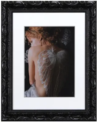 Obrázok produktu pre Elegantný barokový obrazový rám 18x24 cm čierny