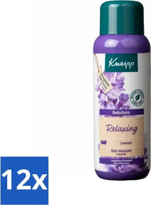 Produktbild von Kneipp - Badeschaum - Lavendel - Blumiger Duft - 400 ml - Vorteilspack - 12 Stücke
