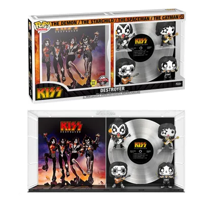 Immagine prodotto di Kiss Destroyer Il Demone Starchild Spaceman Catman 22 Edizione Speciale Glows - Funko Pop! Album - Figurine in vinile