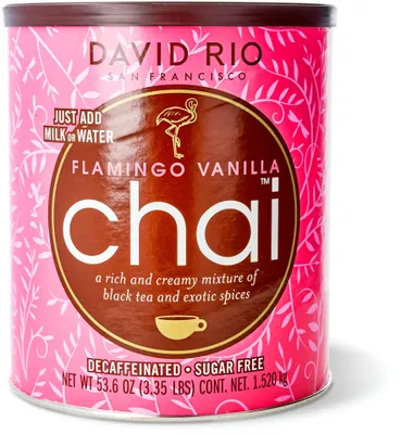 Produktbild von David Rio - Flamingo Vanilla Chai, Pappwickeldose (1 x 1.52 kg)