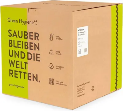 Obrázok produktu pre Green Hygiene® KORDULA Green Hygiene® Toilettenpapier KORDULA 3-lagig 36 Rollen