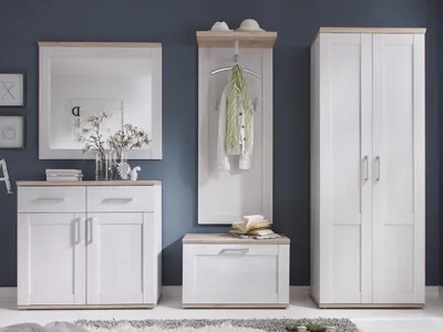 Produktbild von Garderobe Flurmöbel Garderobenprogramm Komplettset Flureinrichtung "Barbara I"